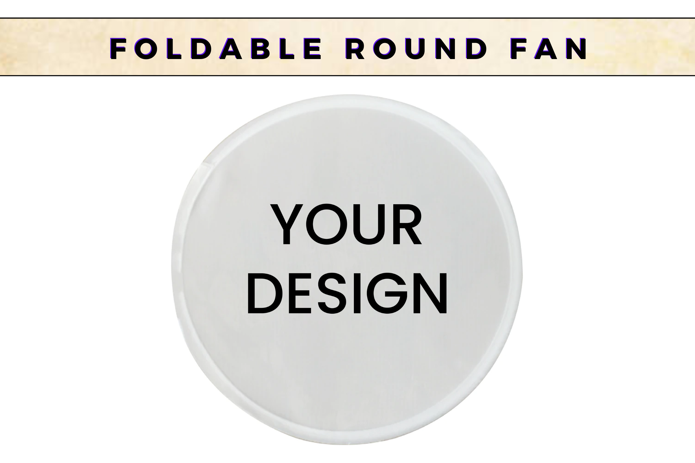Foldable Round Fan Layout